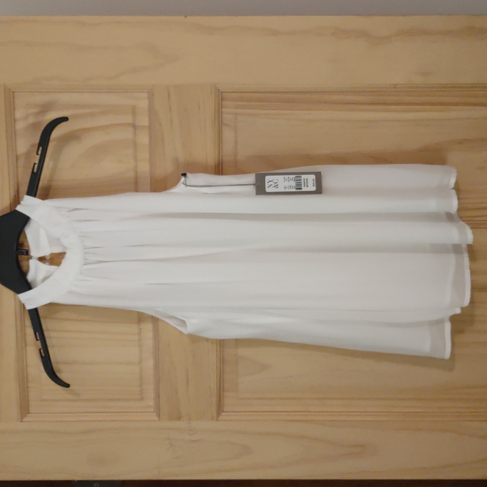 White Halter Top